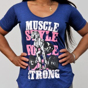 T-Shirt Long Strong Woman