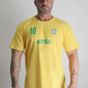 T-Shirt Strong Brasil Amarela
